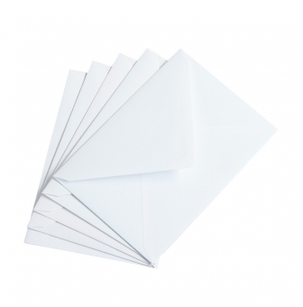 carte enveloppe blanche x 10 pcs