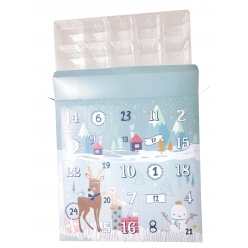 calendrier de l avent a personnaliser plateau pvc fenetres carton