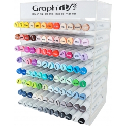 coffret graphit brush 96 marqueurs presentoir