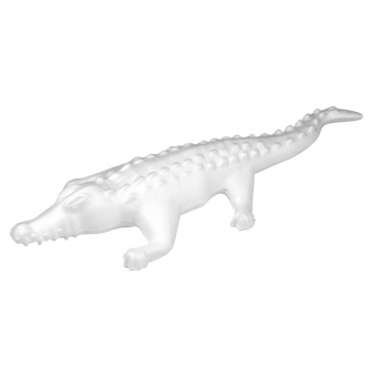 crocodile en polystyrene 26x9 cm