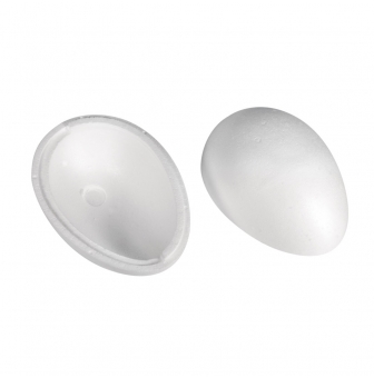 oeuf polystyrene 20 cm creux 2 parties