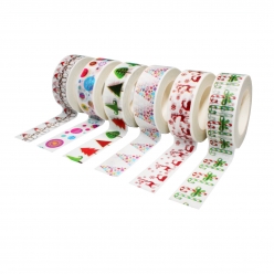 ruban adhesif masking tape 15 cm noel 6 pieces