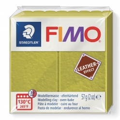 Pâte Fimo Cuir 57 g Leather Effect Ivoire 8010.029