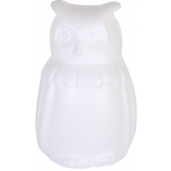 hibou en polystyrene 15 cm