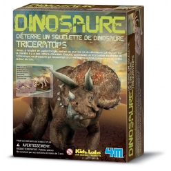 kit dam4m enfant archeologie dinosaure triceratops