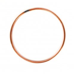 Armature abat-jour cercle cuivré Diamètre 10 cm