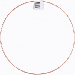 armature abat jour cercle cuivre diametre 25 cm