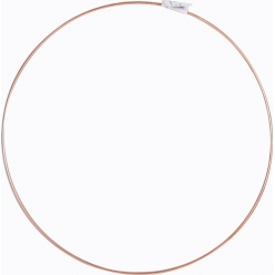 armature abat jour cercle cuivre diametre 30 cm