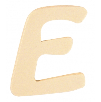 alphabet en bois 6 cm lettre e