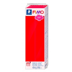 pate fimo 454 g soft rouge indien 802124