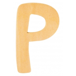 Alphabet en bois 6 cm Lettre P