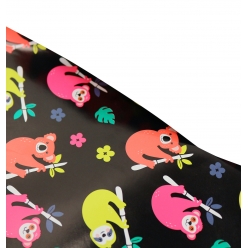 papier cadeau fluo jungle 2 x 070m