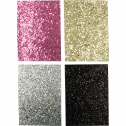 coupon de tissu paillete a5 glitter argente