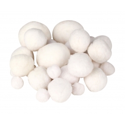 pompons blancs assortiment 72 pieces