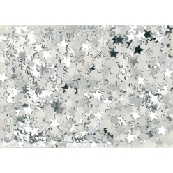Sequins étoiles argentées 0,5 cm 50g