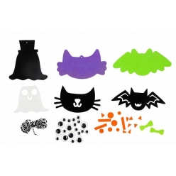 kit suspensions halloween en mousse et feutrine 20 pieces