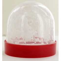 Boule à neige avec insertion photo Globe plexy 9 cm