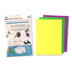 Kit bijoux vintage (lot de 2 feuilles de plastique dingue)