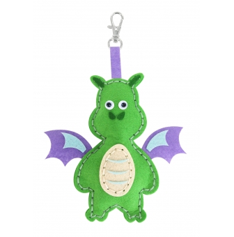 kit enfant porte cle feutrine dragon