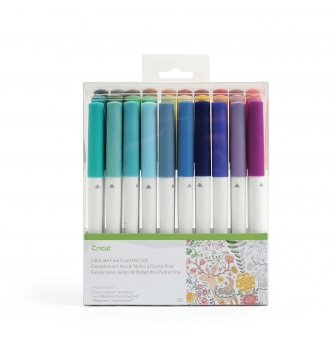 cricut explore et maker 30 stylos premium point fine multicolores