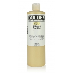 Peinture Acrylic FLUIDS Golden 473 ml Or Iridescent fin S6