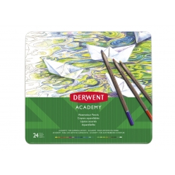 derwent academy crayons aquarellables x24