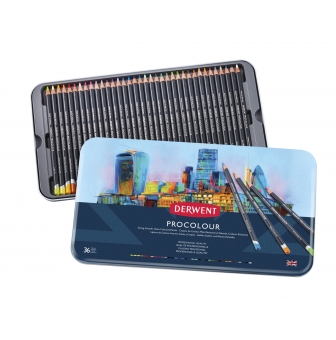 crayons de couleur derwent procolour boite x36