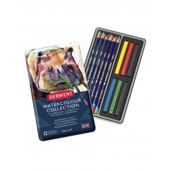 crayon et batonnet aquarellable derwent watercolour 12 pieces