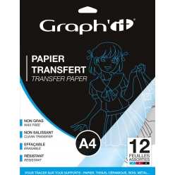 papiers transfert a4 graph it 12 pieces