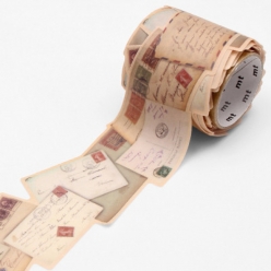 masking tape mt decoupe motif lettres vintage