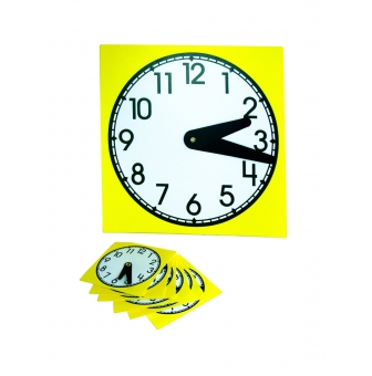 horloges en polypro avec aiguilles amovibles 108 cm lot de 10 pieces