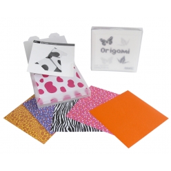 boite 100 feuilles origami 15x15 assort 10 fiches