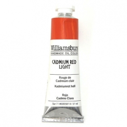 Peinture à l'huile Williamsburg 37ml Rouge de Cadmium clair S7