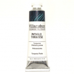 peinture a l huile williamsburg 37ml turquoise phthalocyanine s4