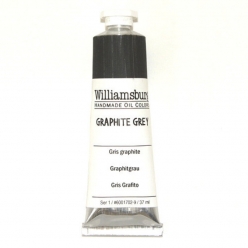 peinture a l huile williamsburg 37ml gris graphite s1