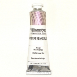 peinture a l huile williamsburg 37ml rouge interference s4