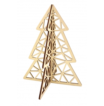 sapin noel origami en bois a monter 254 x 31 cm