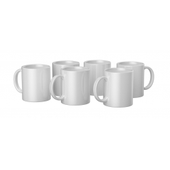 cricut mugs en ceramique blanc 340 ml 6 pieces