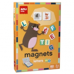 magnets lettres et animaux dans 6 langues differentes