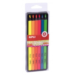 set de crayons couleurs assorties metallises 6 pieces