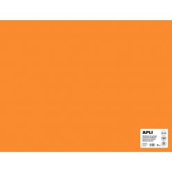 cartons orange fluo 50x65cm 170g 25 feuilles