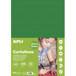 cartons vert fonce a4 170g 50 feuilles