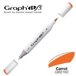 Marqueur manga à l’alcool Graph'it Brush 2160 Carrot