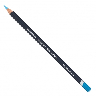 crayon de couleur derwent procolour bleu martin pecheur 39