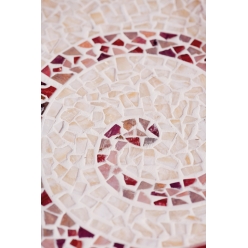 assortiment multicolore marbre mosaique en resine 10x10mm 225g