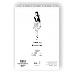 bloc spirale sm lt a4 special marqueurs layout 50 feuilles 100 gm