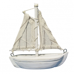 bateau a voile en bois 85 cm