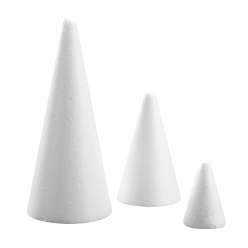 cones en polystyrene pleins hauteurs de 6  80 cm