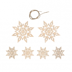 deco bois flocons neigefscmixcred ass