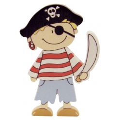 decoration garcon pirate 5 cm